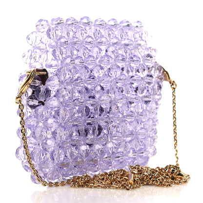 Fendi Enamel Vitello King Beaded Pico Baguette Charm Anemone 3 of 9