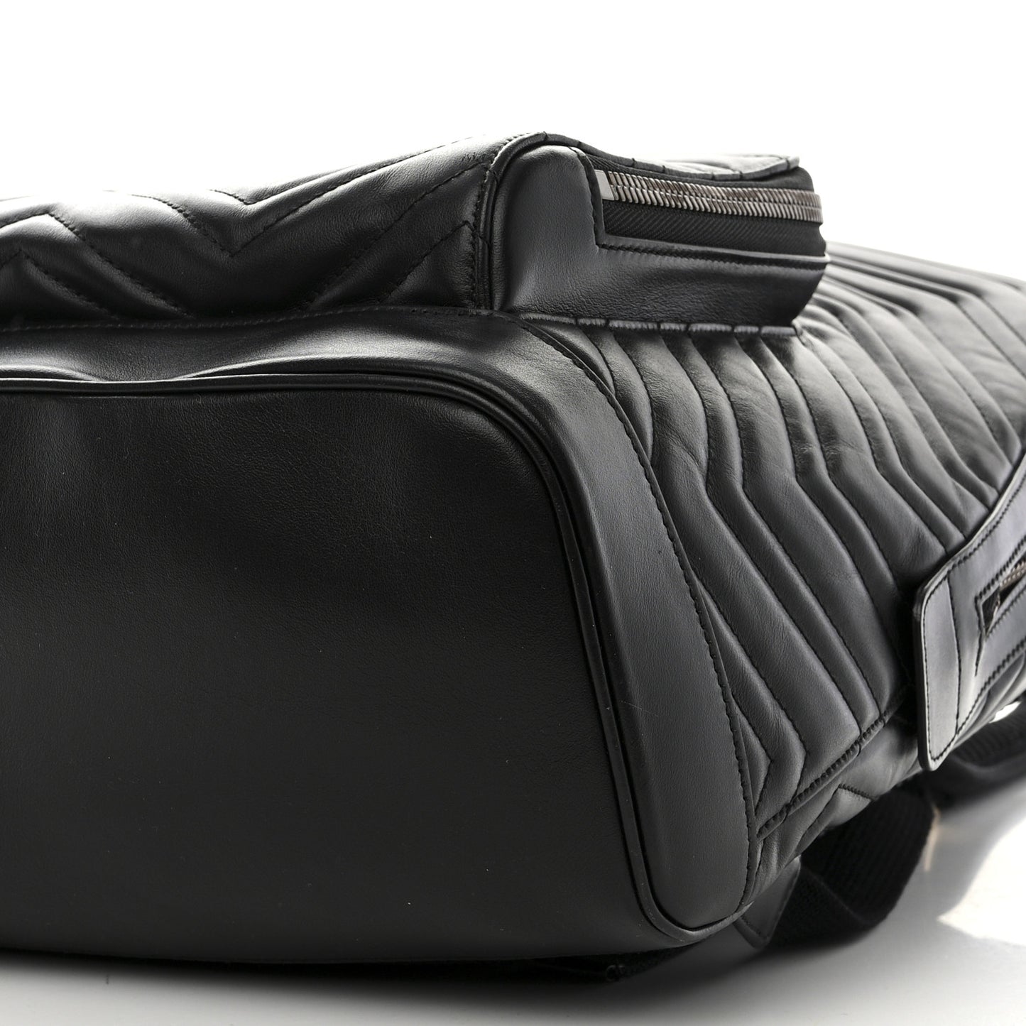 Calfskin Matelasse GG Marmont Day Backpack Black