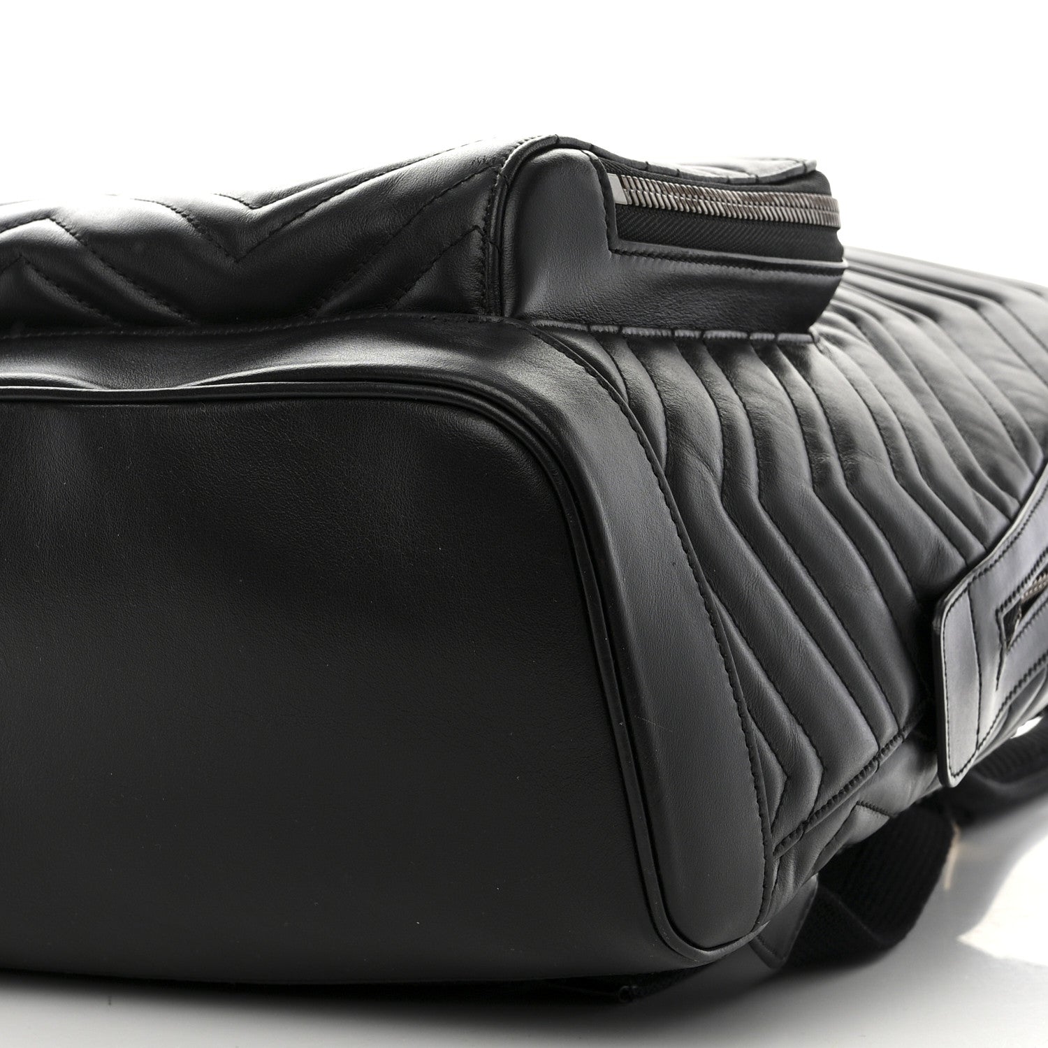 Gucci Calfskin Matelasse GG Marmont Day Backpack Black 10 of 10