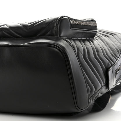 Gucci Calfskin Matelasse GG Marmont Day Backpack Black 10 of 10