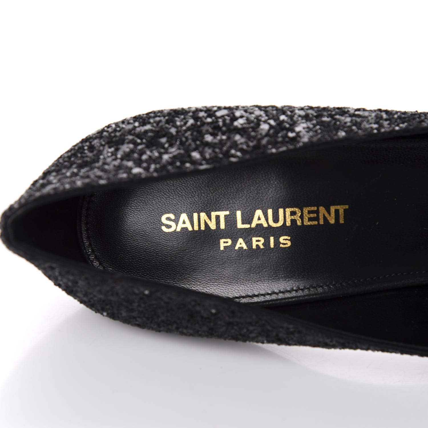 Saint Laurent Glitter Opyum 85 Pumps 40 Black 7 of 10