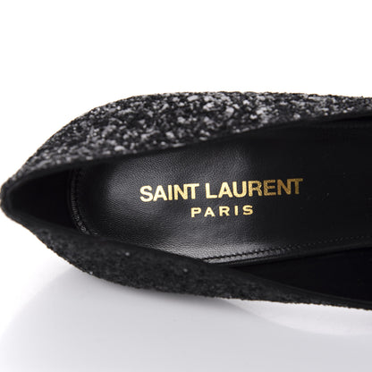 Saint Laurent Glitter Opyum 85 Pumps 40 Black 7 of 10