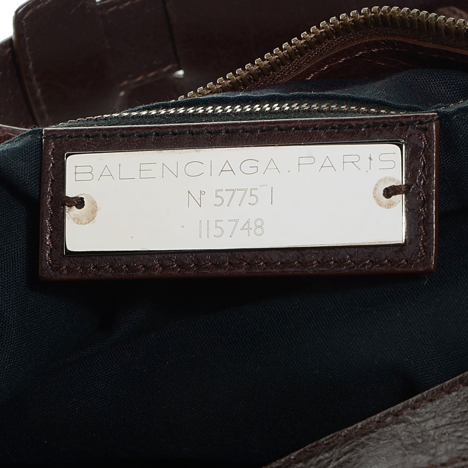 Balenciaga Agneau Classic Hardware City Cigare Fonce 15 of 17