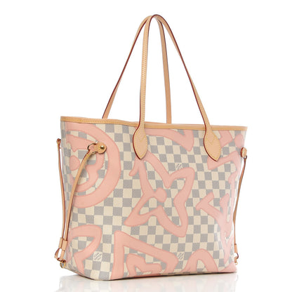 Louis Vuitton Damier Azur Tahitienne Neverfull MM 4 of 8