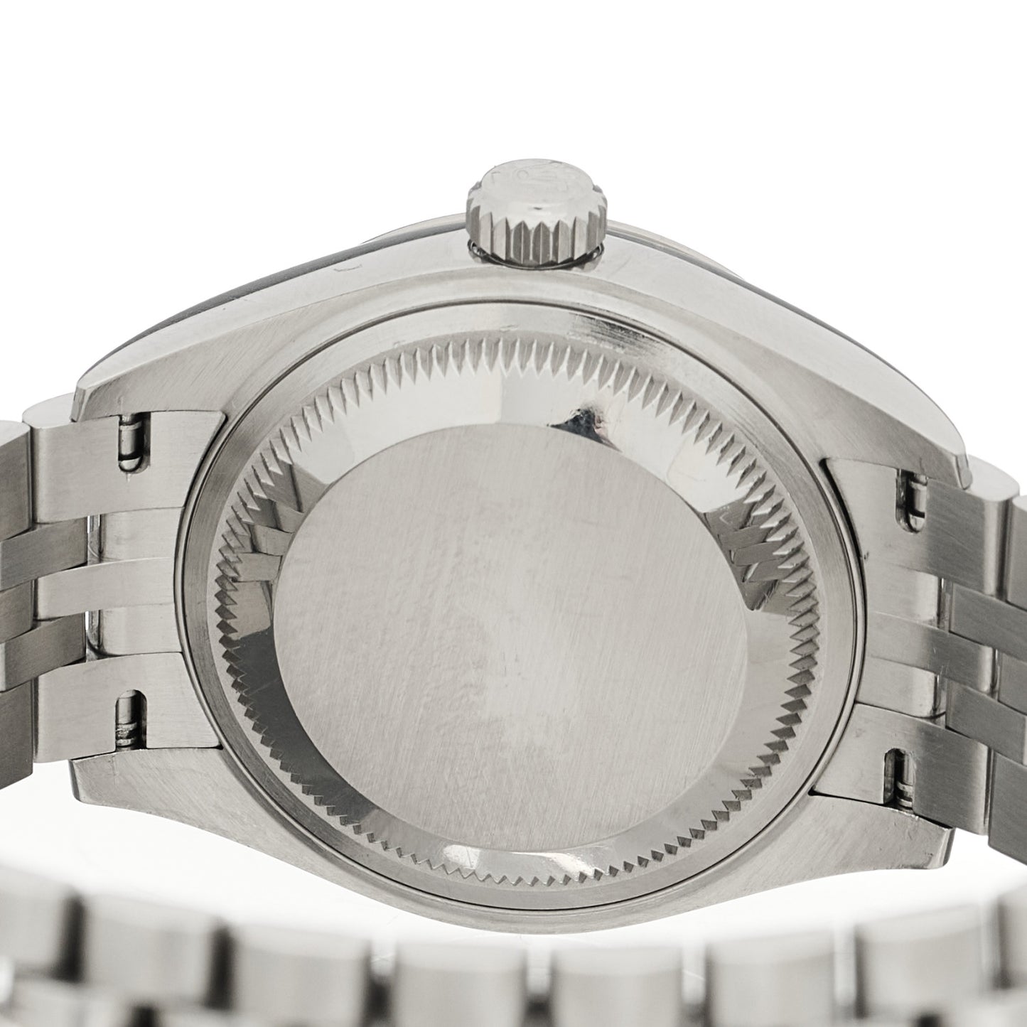 Stainless Steel 18K White Gold 28mm Oyster Perpetual Datejust Watch Dark Grey Roman 279174