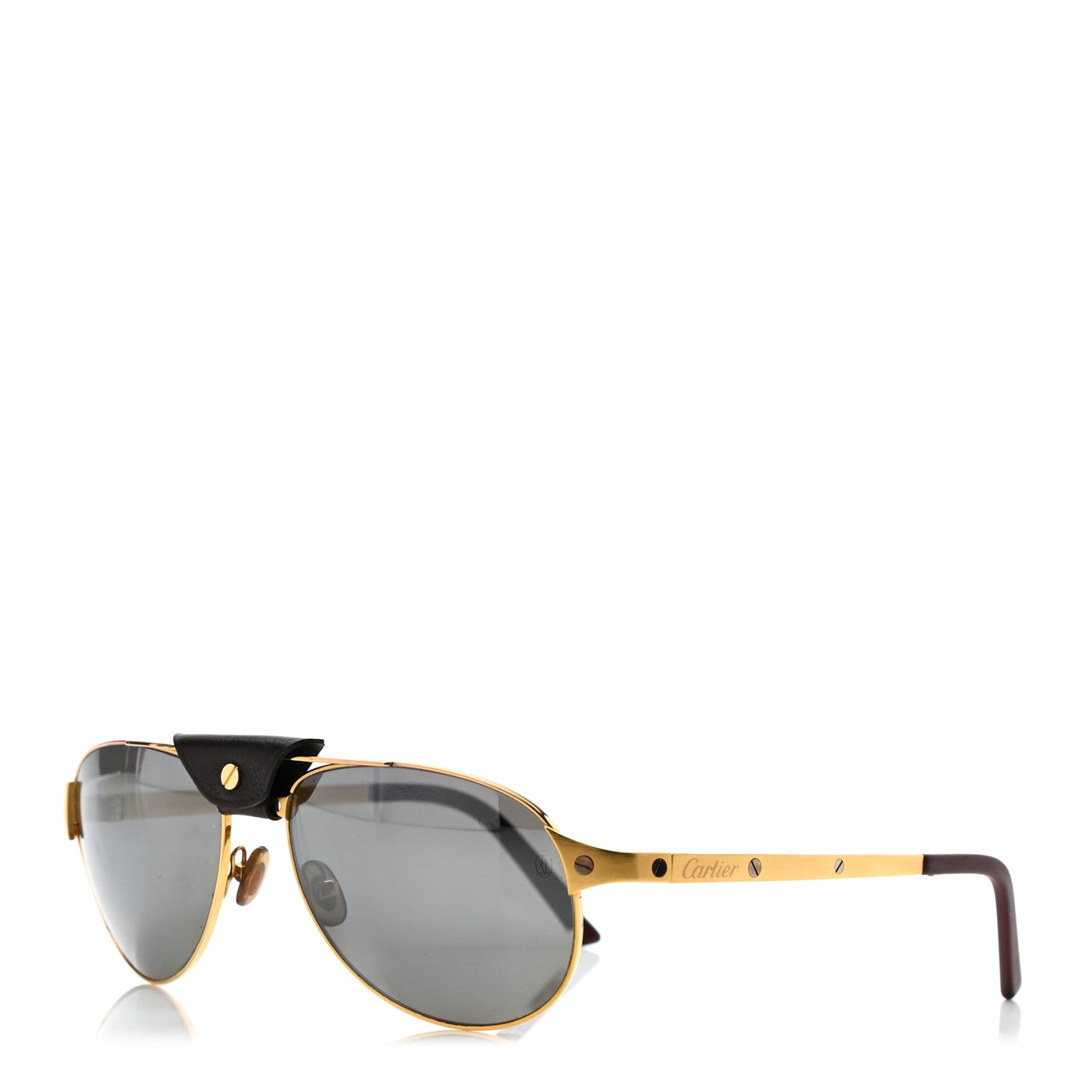 Santos Dumont Aviator Sunglasses 130 Gold