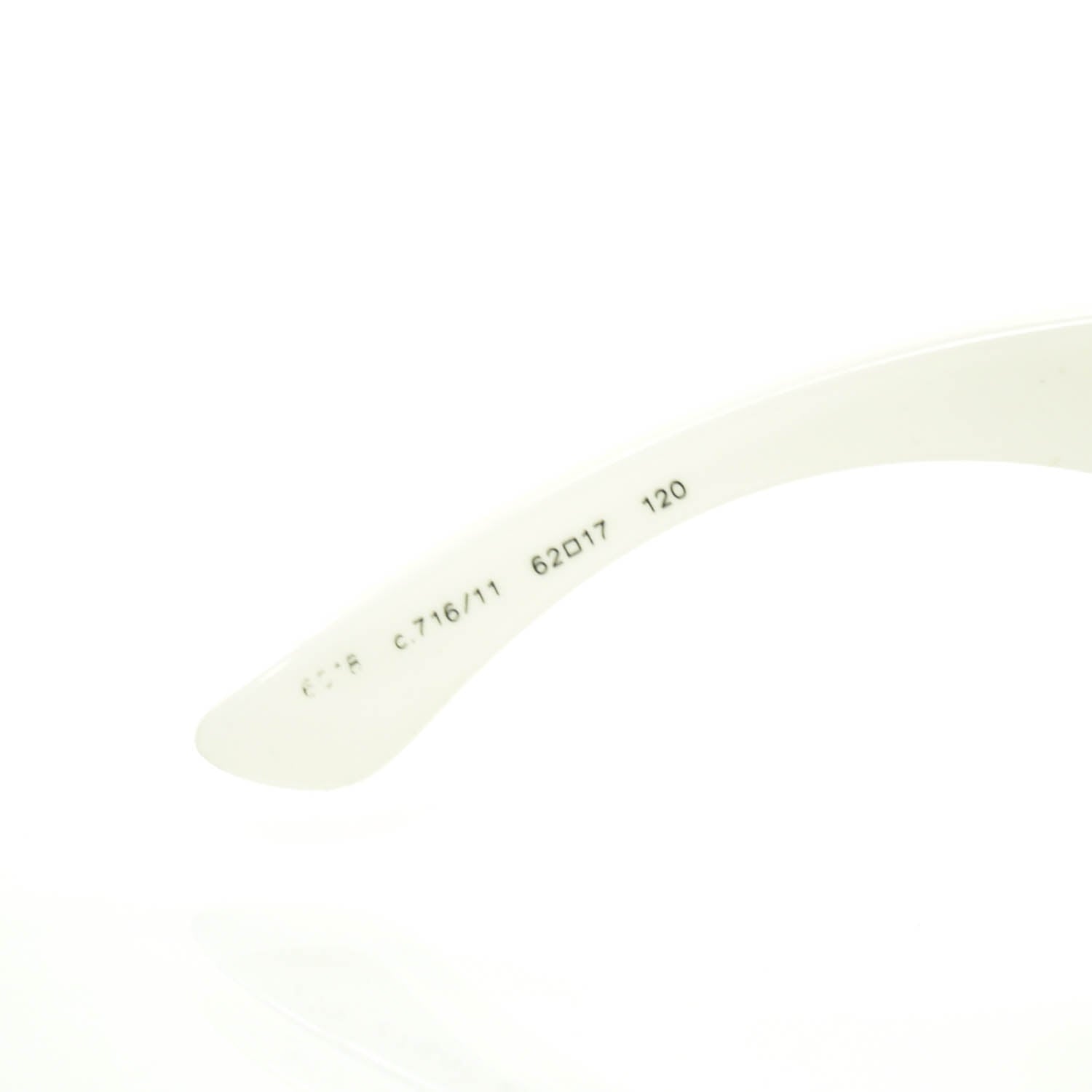 Chanel CC Sunglasses 6018 White 5 of 6