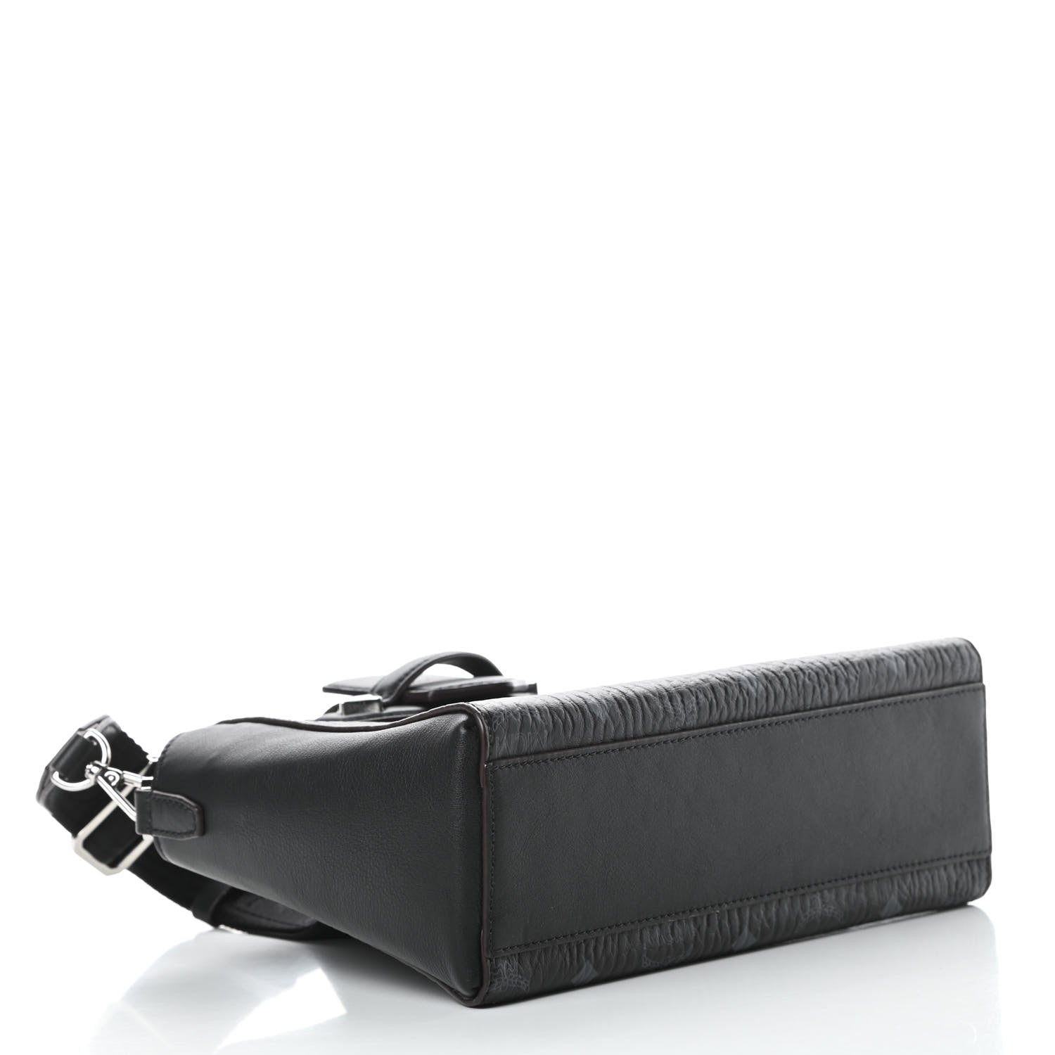 MCM Visetos Small Essential Crossbody Bag Black 4 of 11