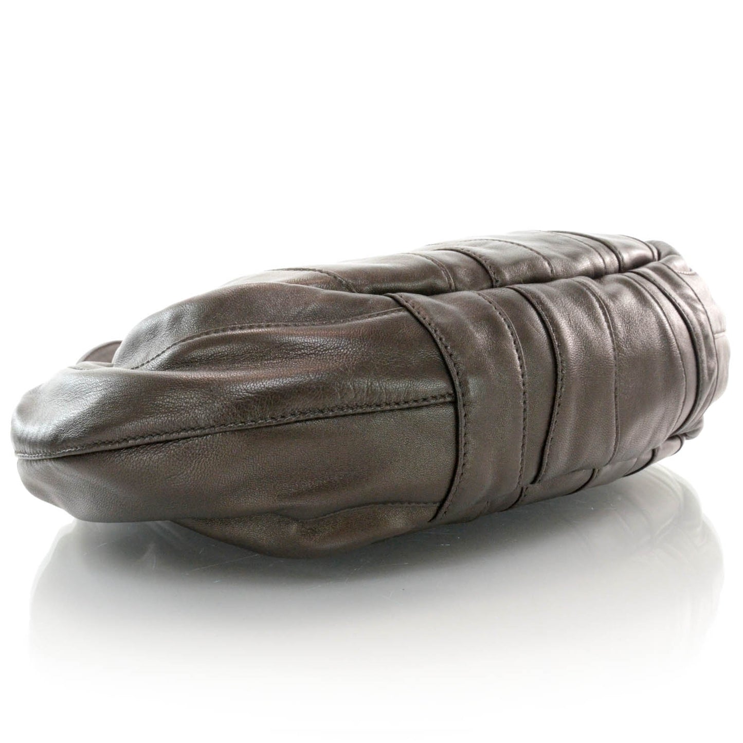 Nappa Mordore Stripes Shoulder Bag Graphite