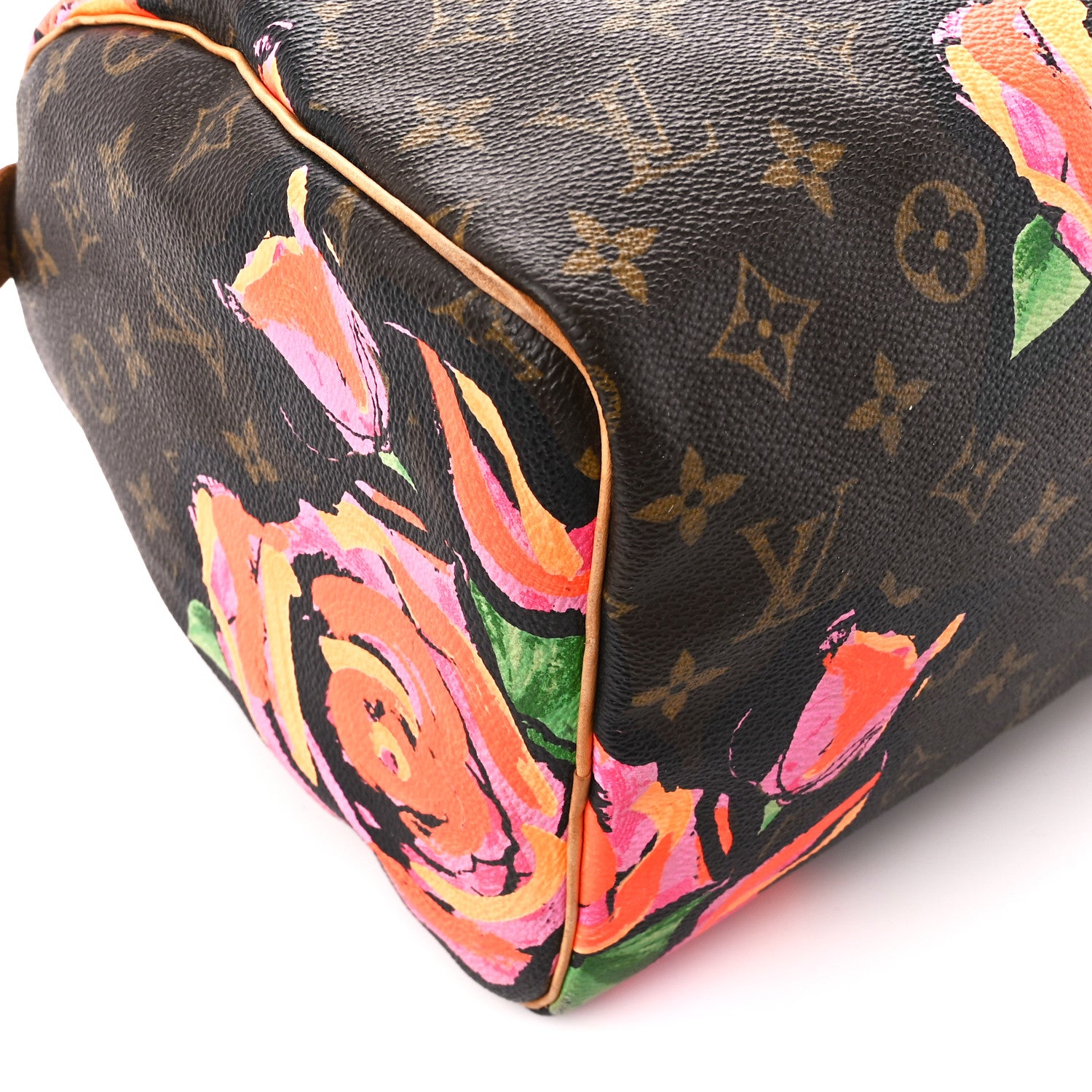 Louis Vuitton Monogram Roses Speedy 30 11 of 13