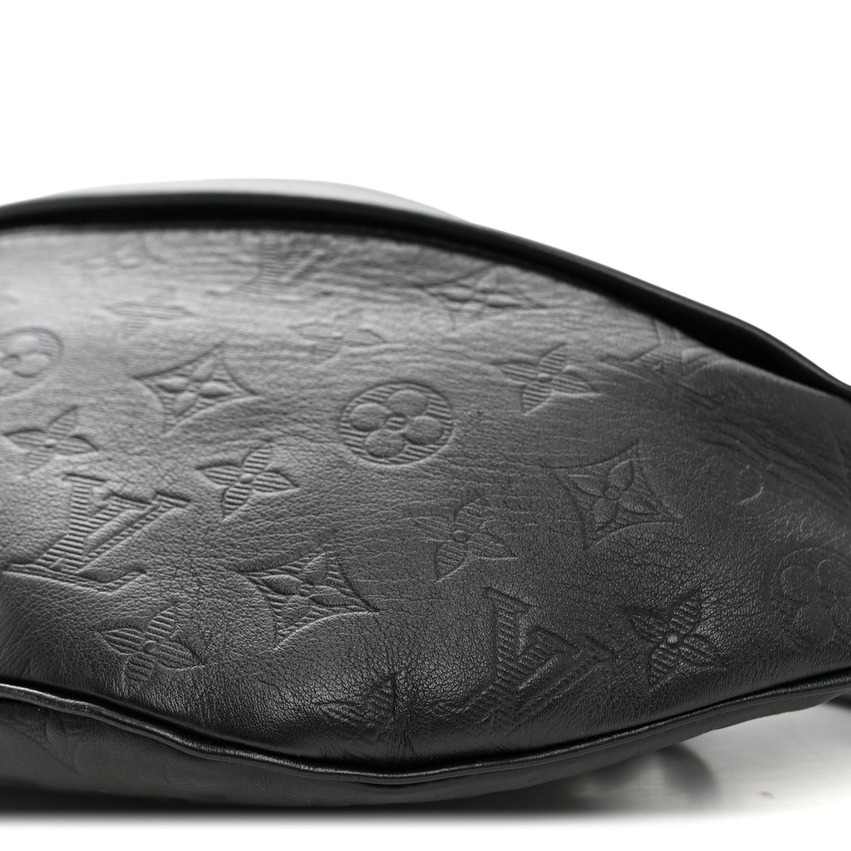 Louis Vuitton Calfskin Monogram Shadow Discovery Bumbag Black 9 of 11