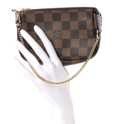 Louis Vuitton Damier Ebene Mini Pochette Accessories 2 of 9
