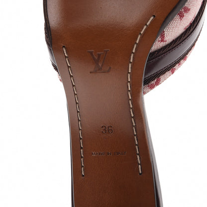 Louis Vuitton Mini Monogram Mules 36 Cherry 6 of 9