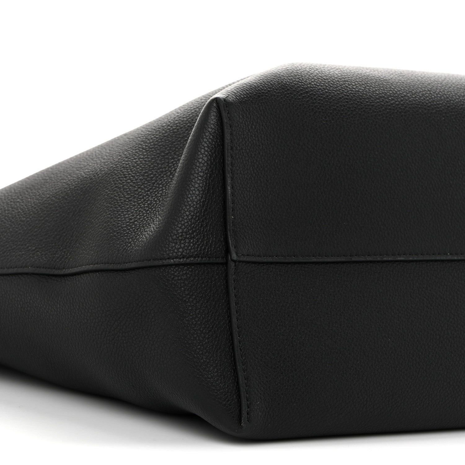 Celine Grained Calfskin Triomphe Medium Cabas Anais Black 10 of 15