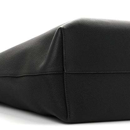 Celine Grained Calfskin Triomphe Medium Cabas Anais Black 10 of 15