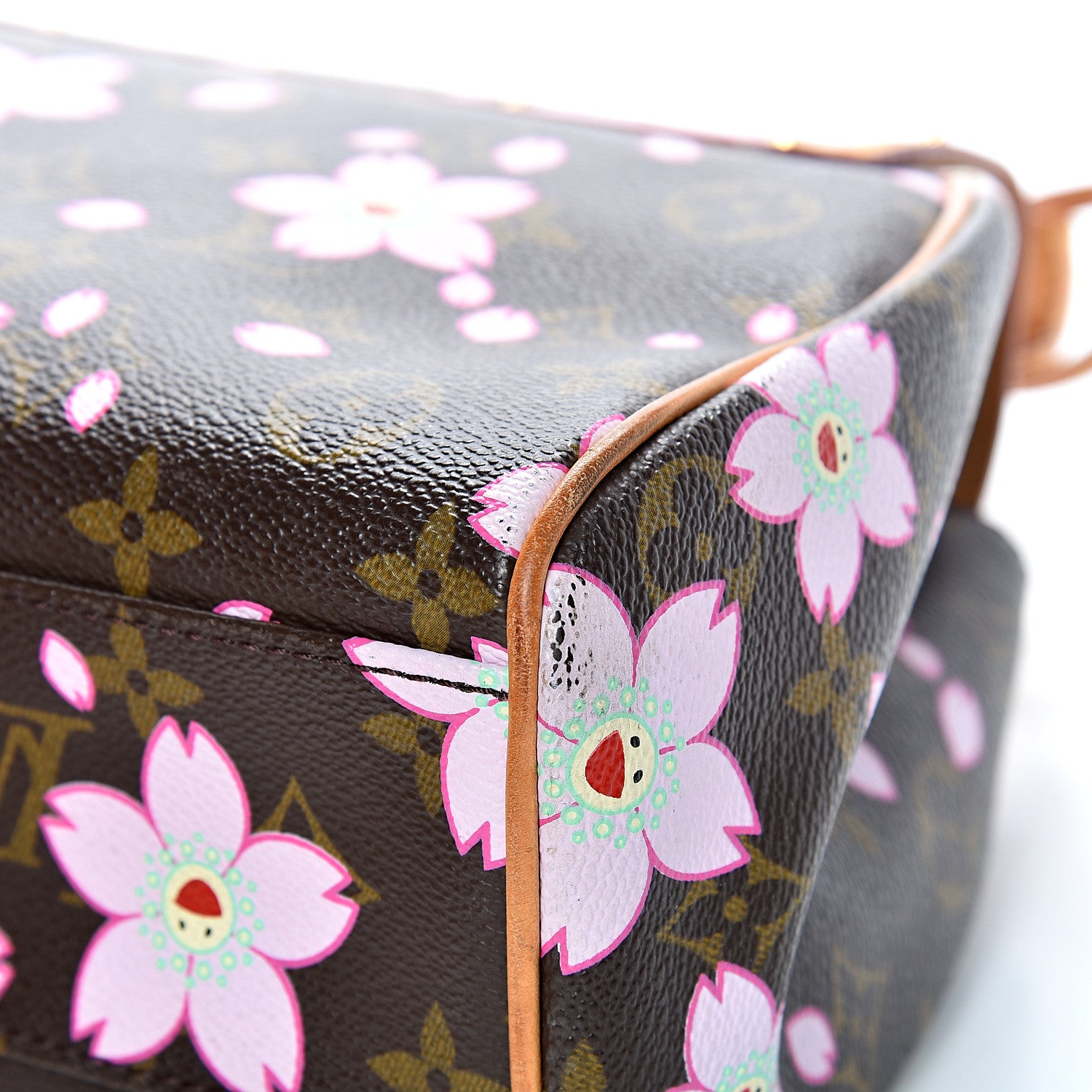Louis Vuitton Monogram Cherry Blossom Sac Retro Bag Brown 10 of 17