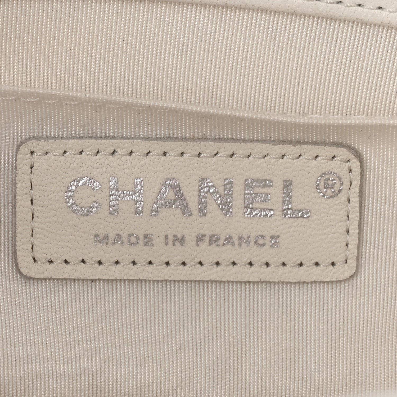 Chanel Lambskin Iridescent PVC Chevron Quilted Medium Boy Flap White Silver 6 of 11