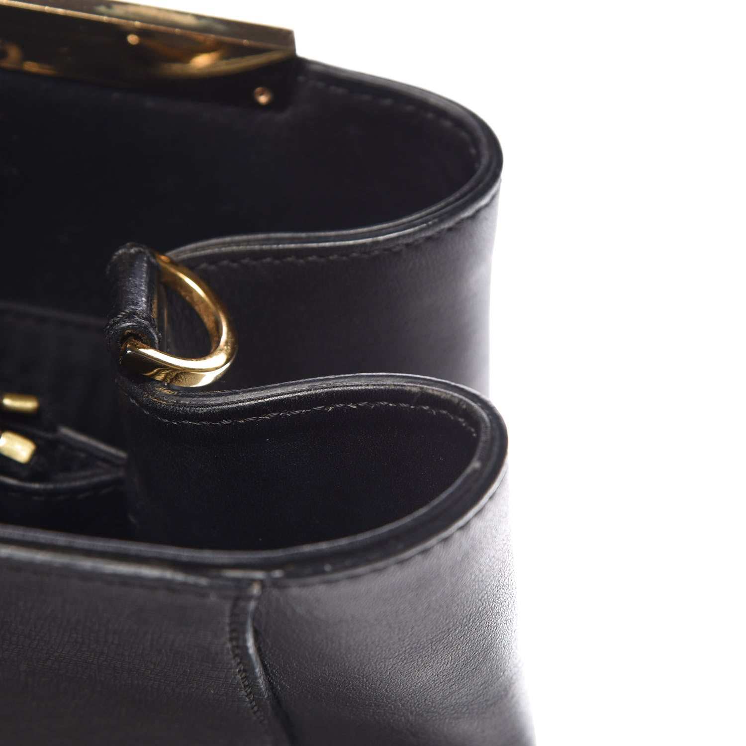 Fendi Vitello Elite Regular 2Jours Tote Black 13 of 18