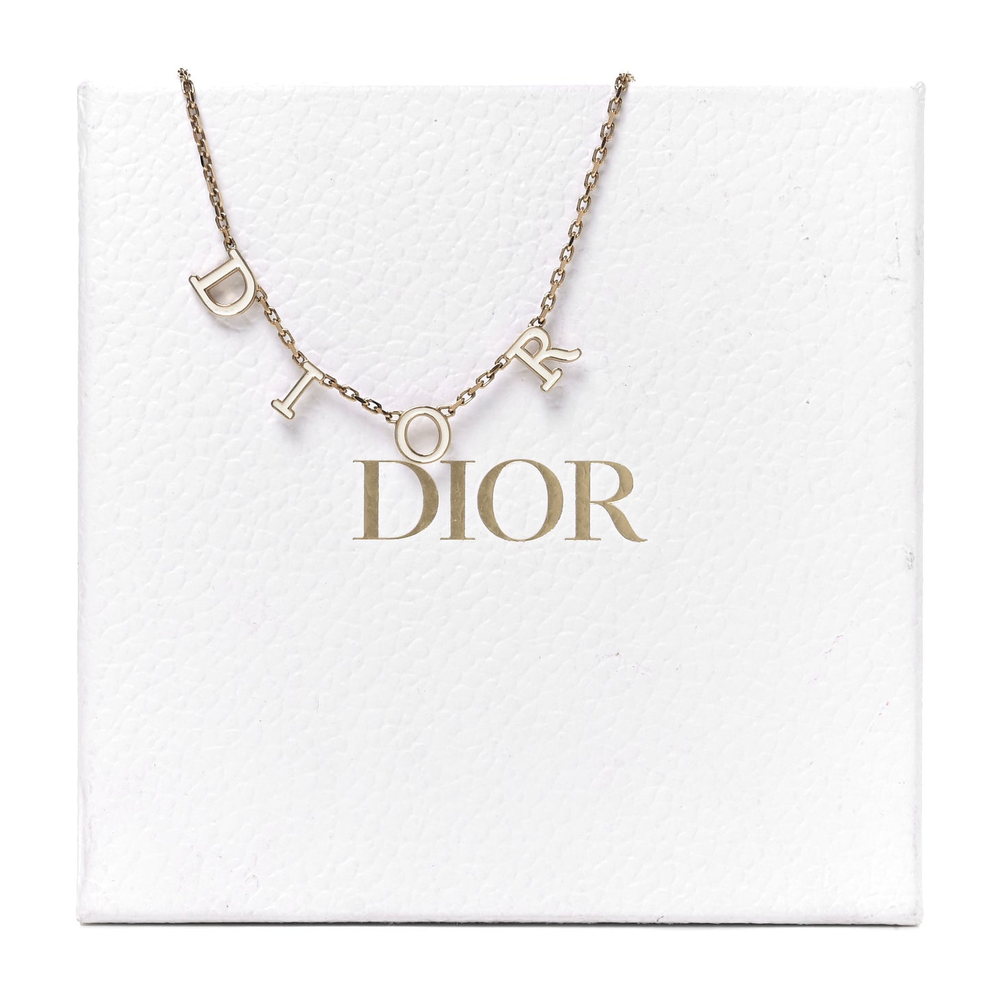 Metal Lacquer Dio(r)evolution Necklace Gold