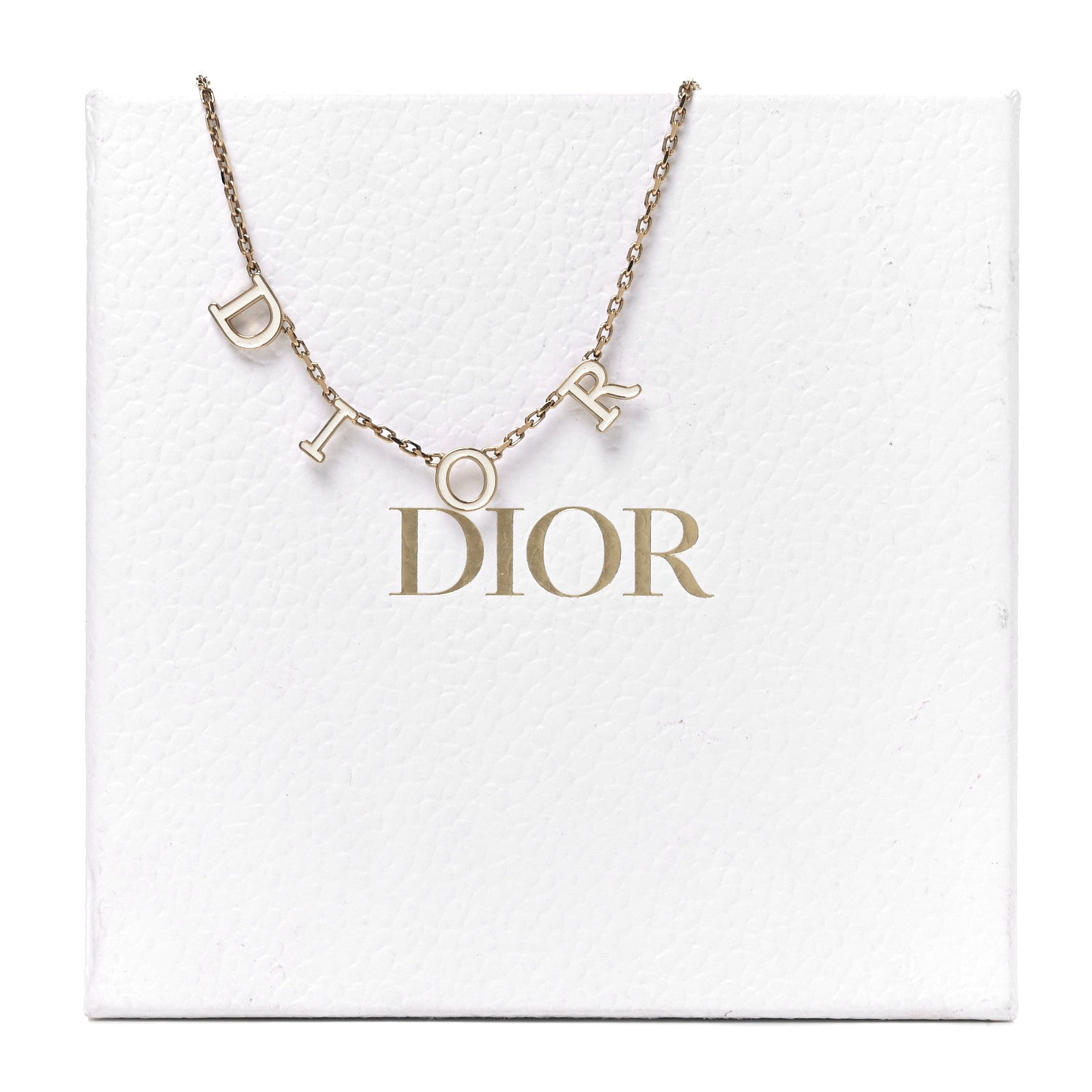Christian Dior Metal Lacquer Dio(r)evolution Necklace Gold 5 of 5