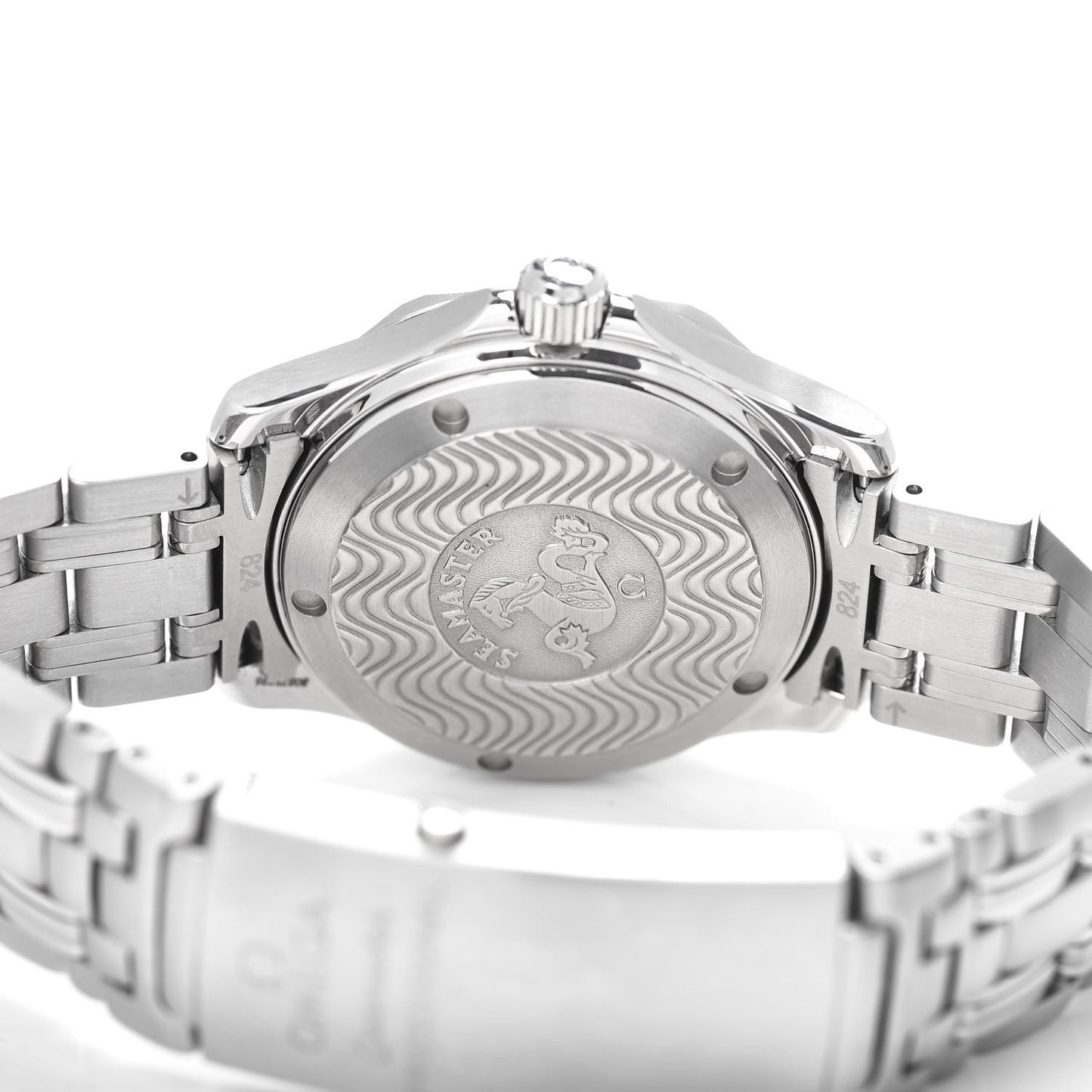 Stainless Steel Mother of Pearl 36mm Seamaster Professional Automatic Watch Blue 2050.71
