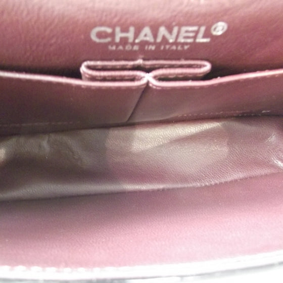 Chanel Patent Medium Double Flap Black 6 of 10