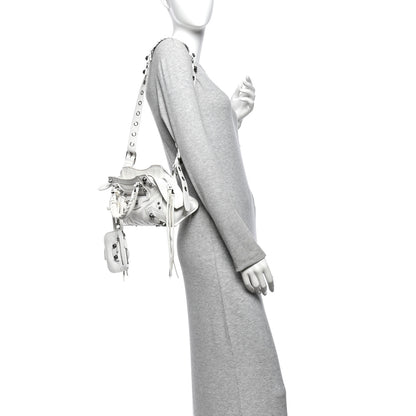 Balenciaga Agneau Arena Neo Cagole Handbag XS Optic White Optic White 2 of 12