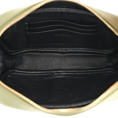 Saint Laurent Grain De Poudre Matelasse Monogram Mini Lou Camera Bag Pistachio 5 of 10
