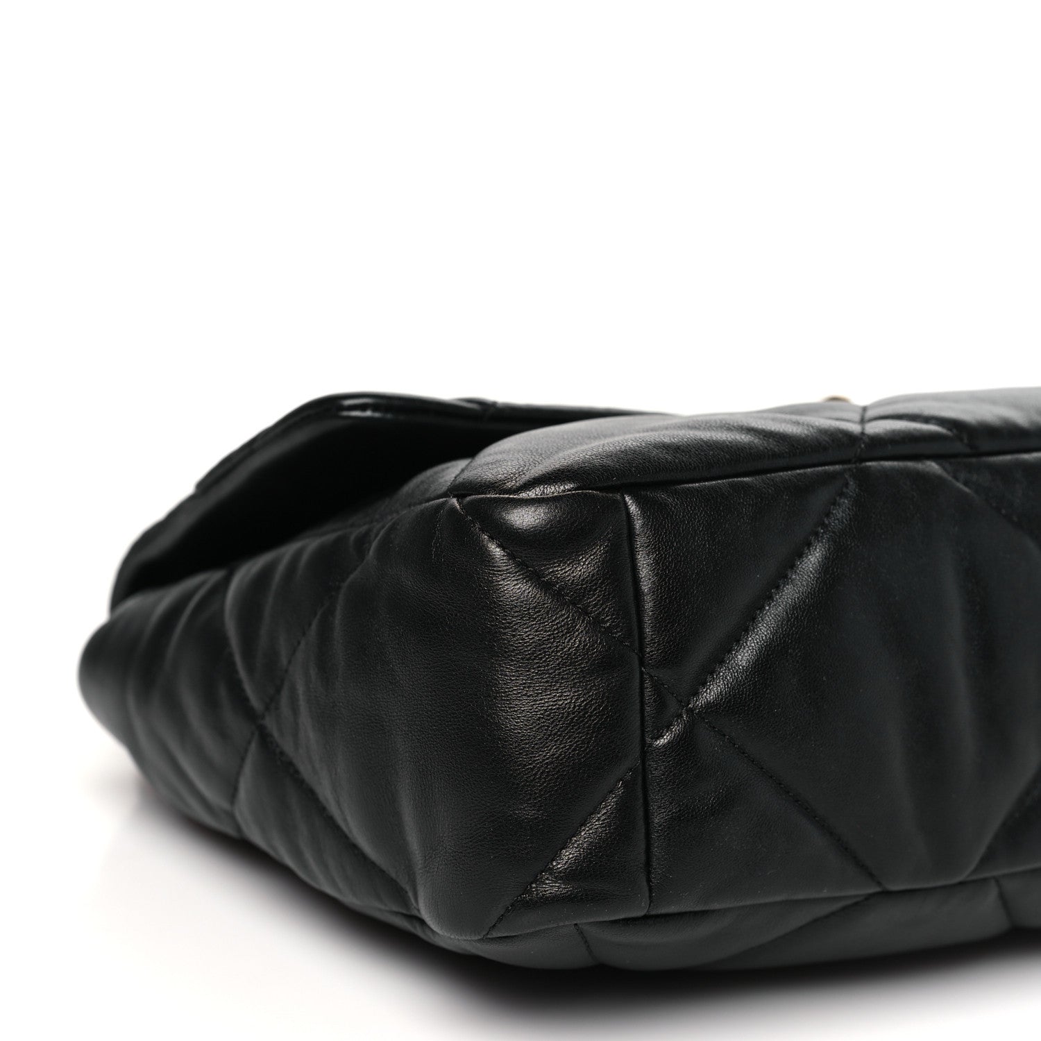 Chanel Lambskin Quilted Large Chanel 19 Flap Black 9 of 11