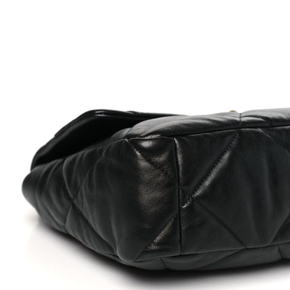 Chanel Lambskin Quilted Large Chanel 19 Flap Black 9 of 11
