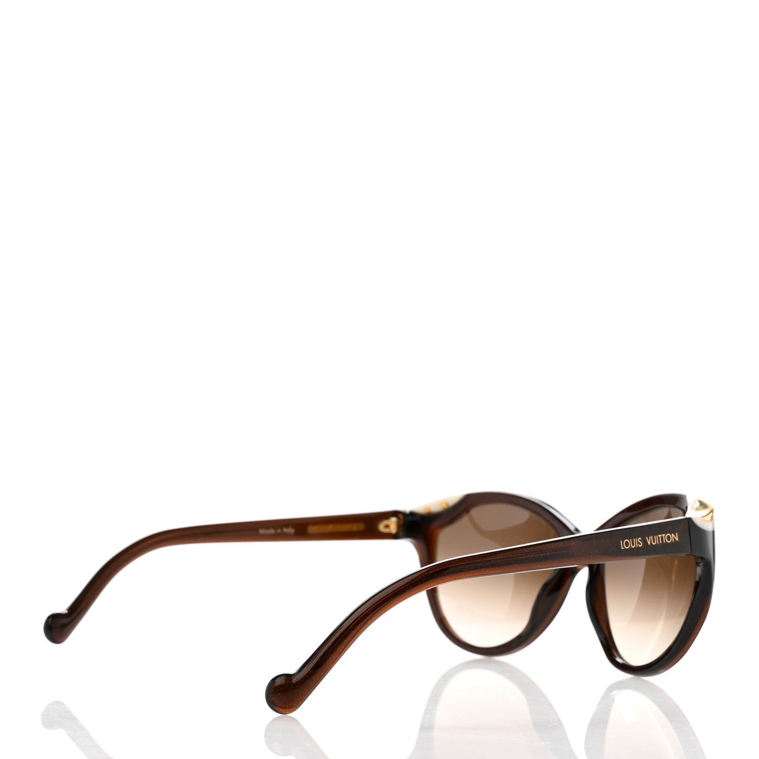 Louis Vuitton Ivy Cat Sunglasses Z0748W Brown 4 of 7