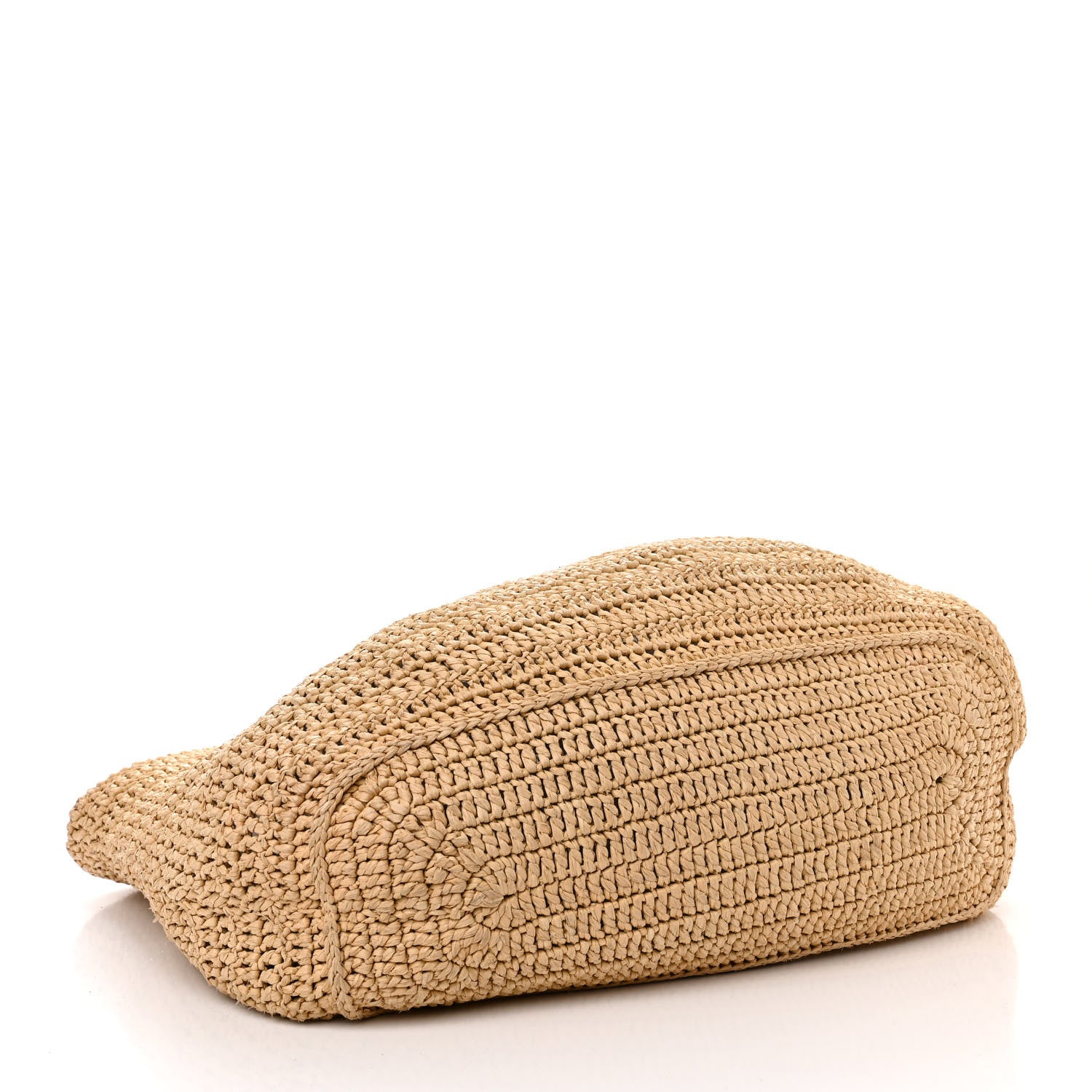Saint Laurent Raffia Rive Gauche Tote Natural 4 of 10