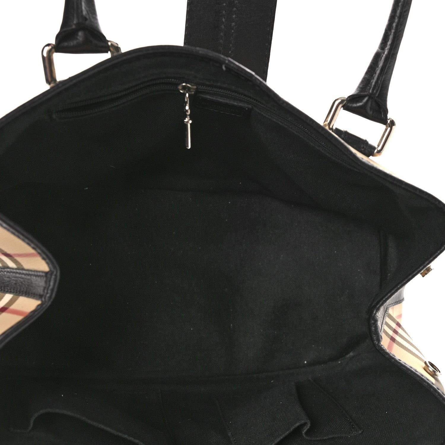 Burberry House Check Buckle Tote Black 5 of 9