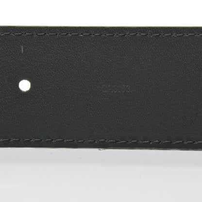 Louis Vuitton Suede Calfskin Mini Damier 40mm LV Initiales Belt 90 36 Moka 6 of 6