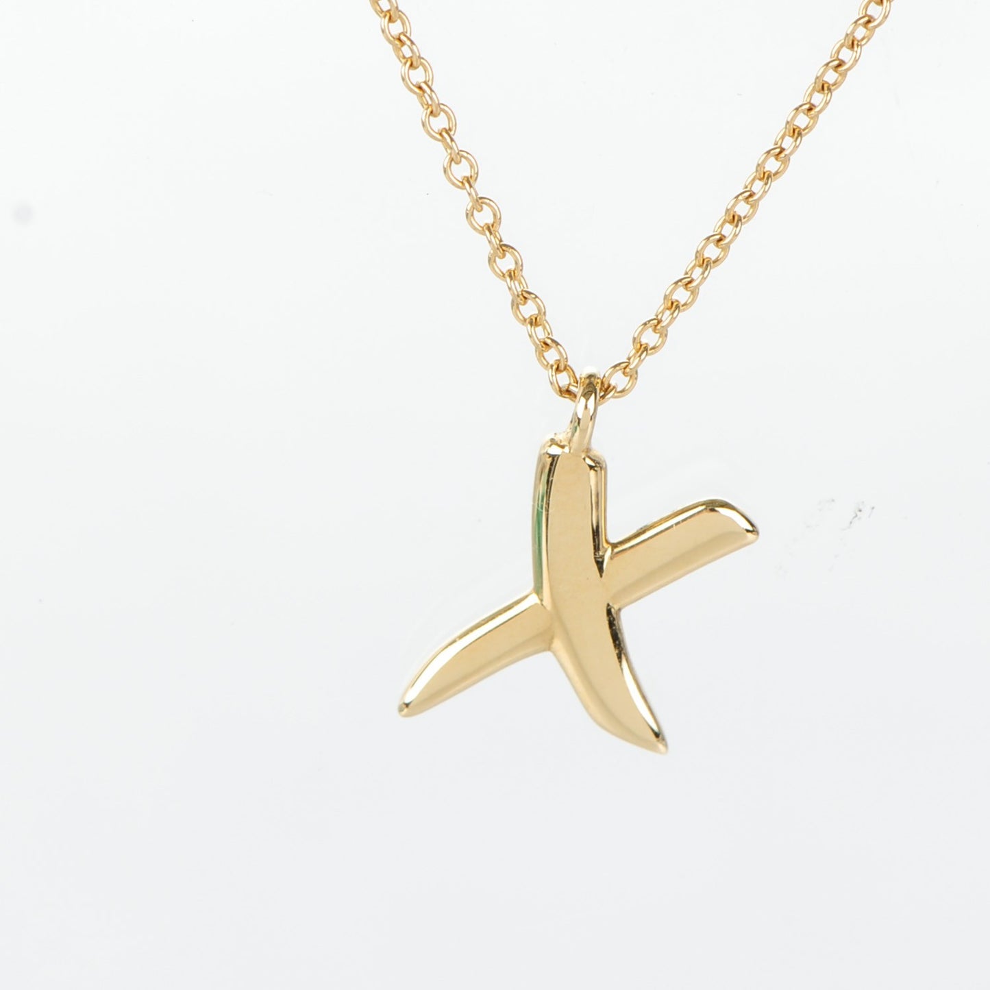 18K Yellow Gold Paloma Picasso X Pendant Necklace