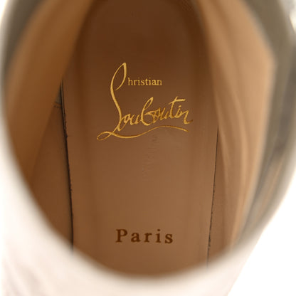 Christian Louboutin Veau Velours Birgitta 100 Zip Around Ankle Bootie 39 Fume 7 of 9