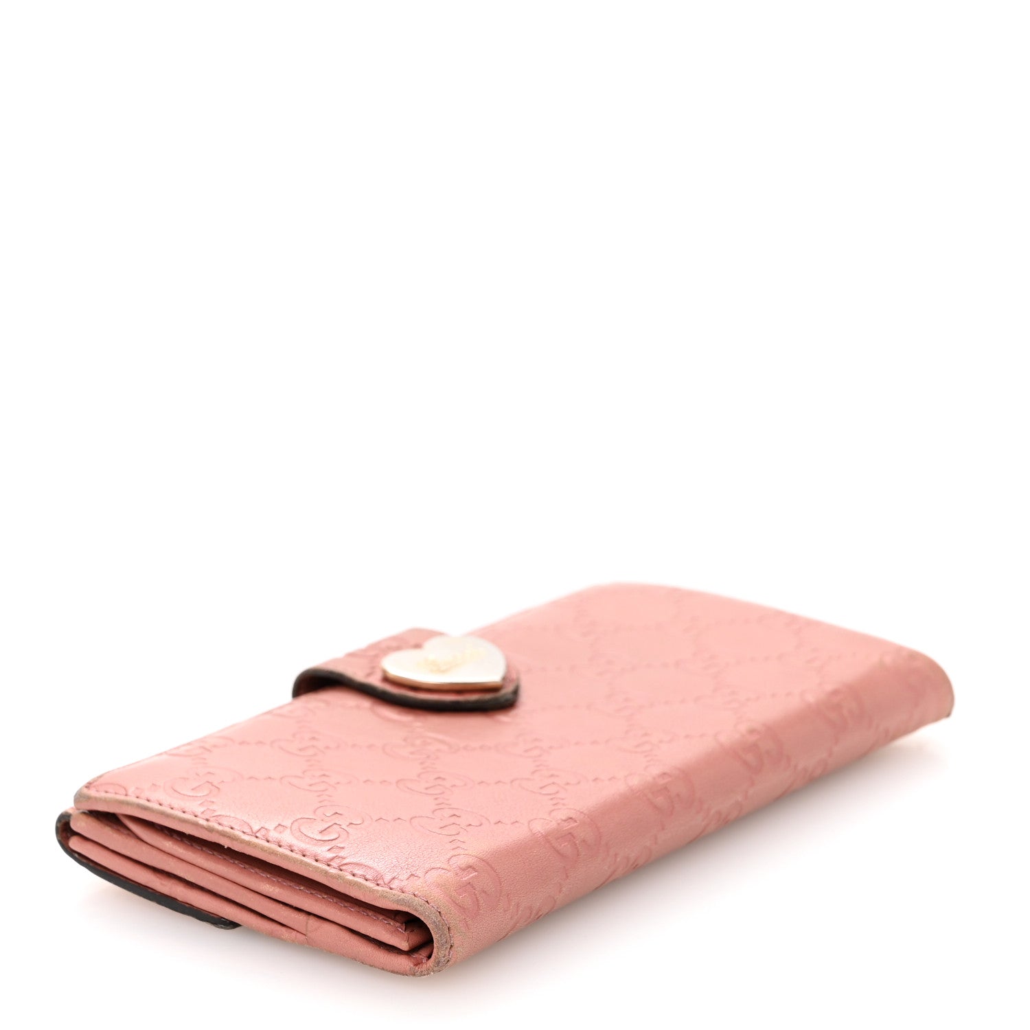 Gucci Guccissima Heart Continental Wallet Mauve 4 of 10