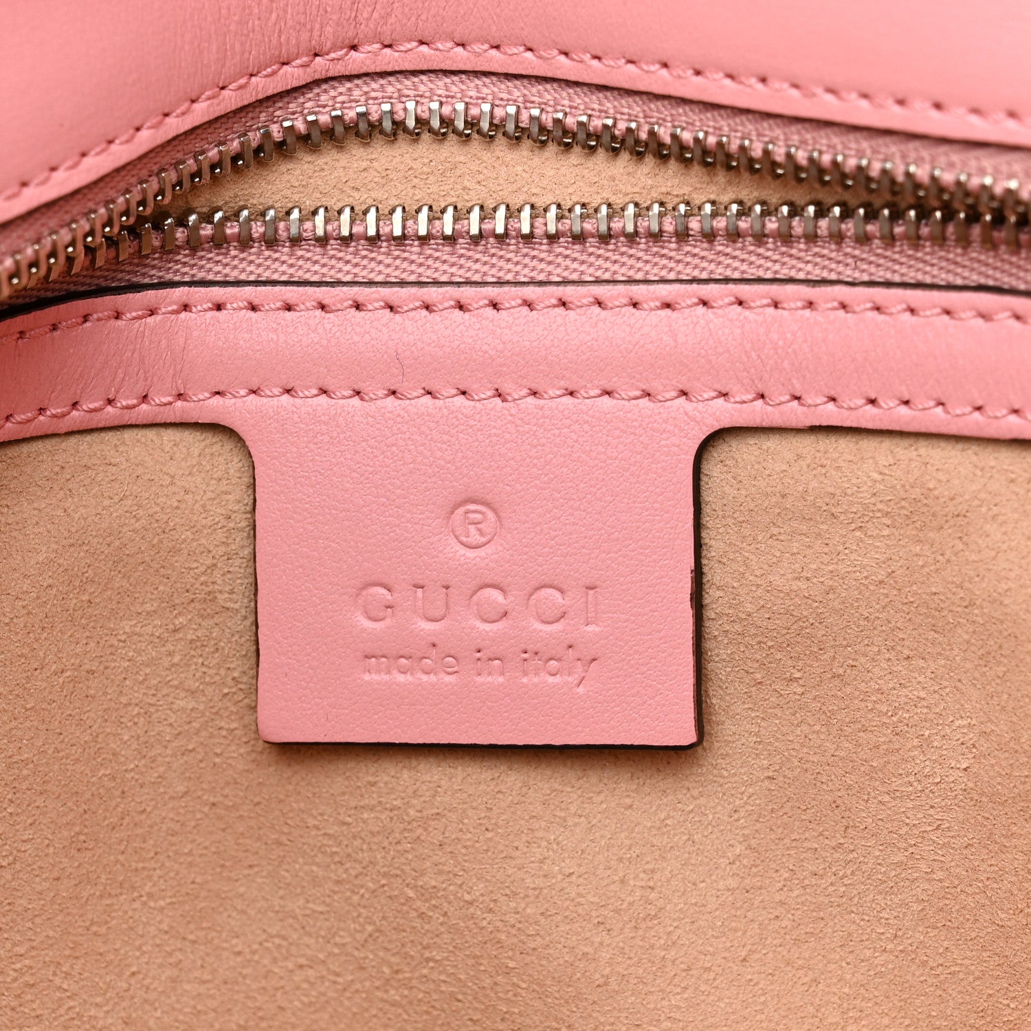 Gucci Calfskin Matelasse Small GG Marmont Shoulder Bag Wild Rose 6 of 10