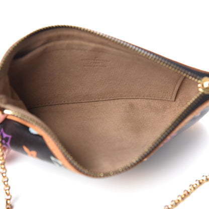 Louis Vuitton Monogram Multicolor Pochette Milla MM Black 5 of 10