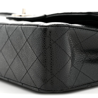 Chanel Caviar Quilted Medium Double Flap Black 10 of 11