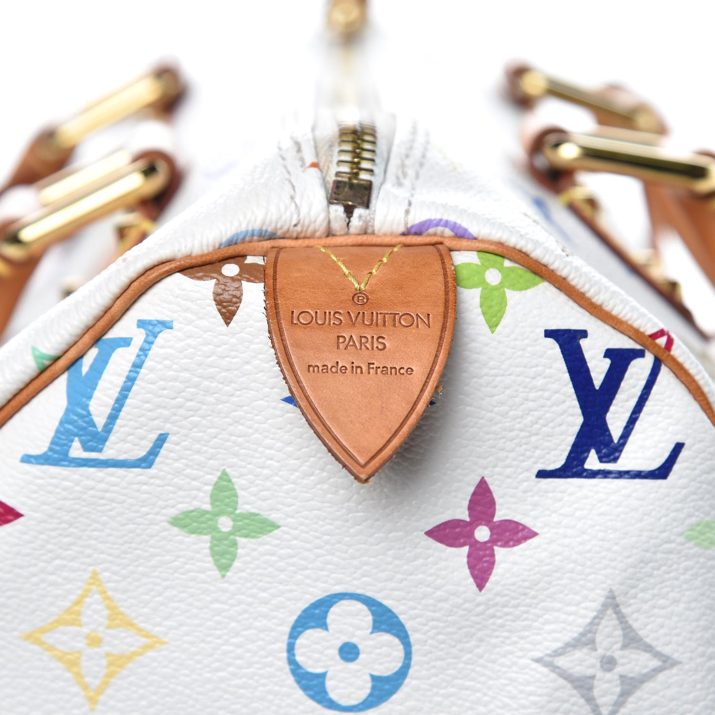 Monogram Multicolor Speedy 30 White