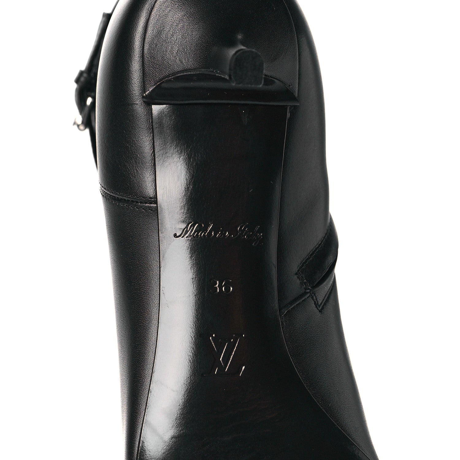 Louis Vuitton Calfskin Call Back Ankle Boots 36 Black 7 of 9