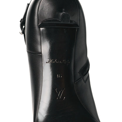 Louis Vuitton Calfskin Call Back Ankle Boots 36 Black 7 of 9