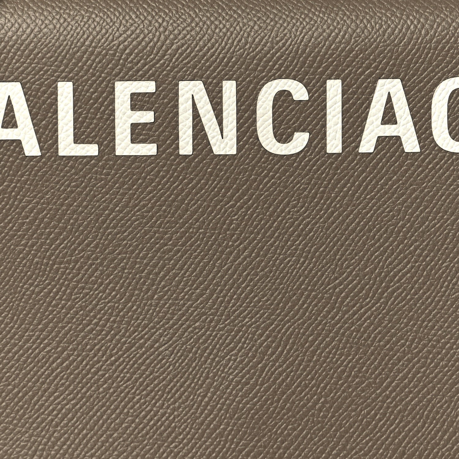 Balenciaga Signature Grained Calfskin Logo Print Ville Day Bag XS Mink Grey White 8 of 10
