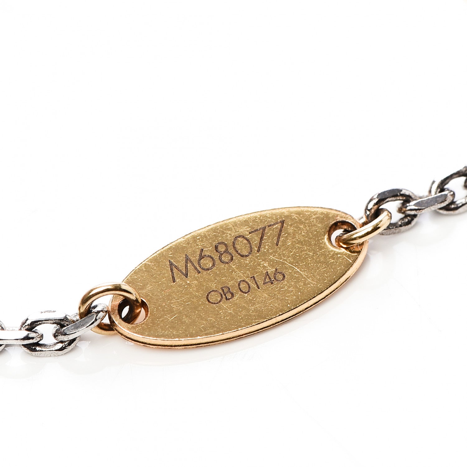 Louis Vuitton Logomania Bracelet Silver Gold 6 of 6