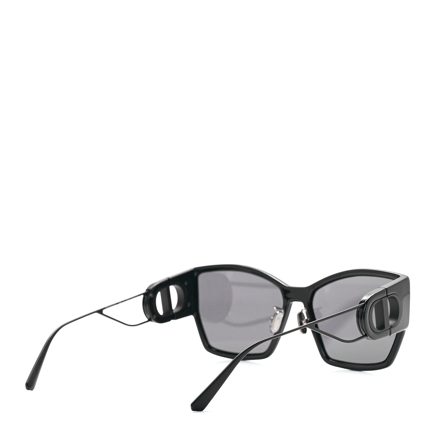 Rectangular 30 Montaigne 1 S2U Sunglasses Black