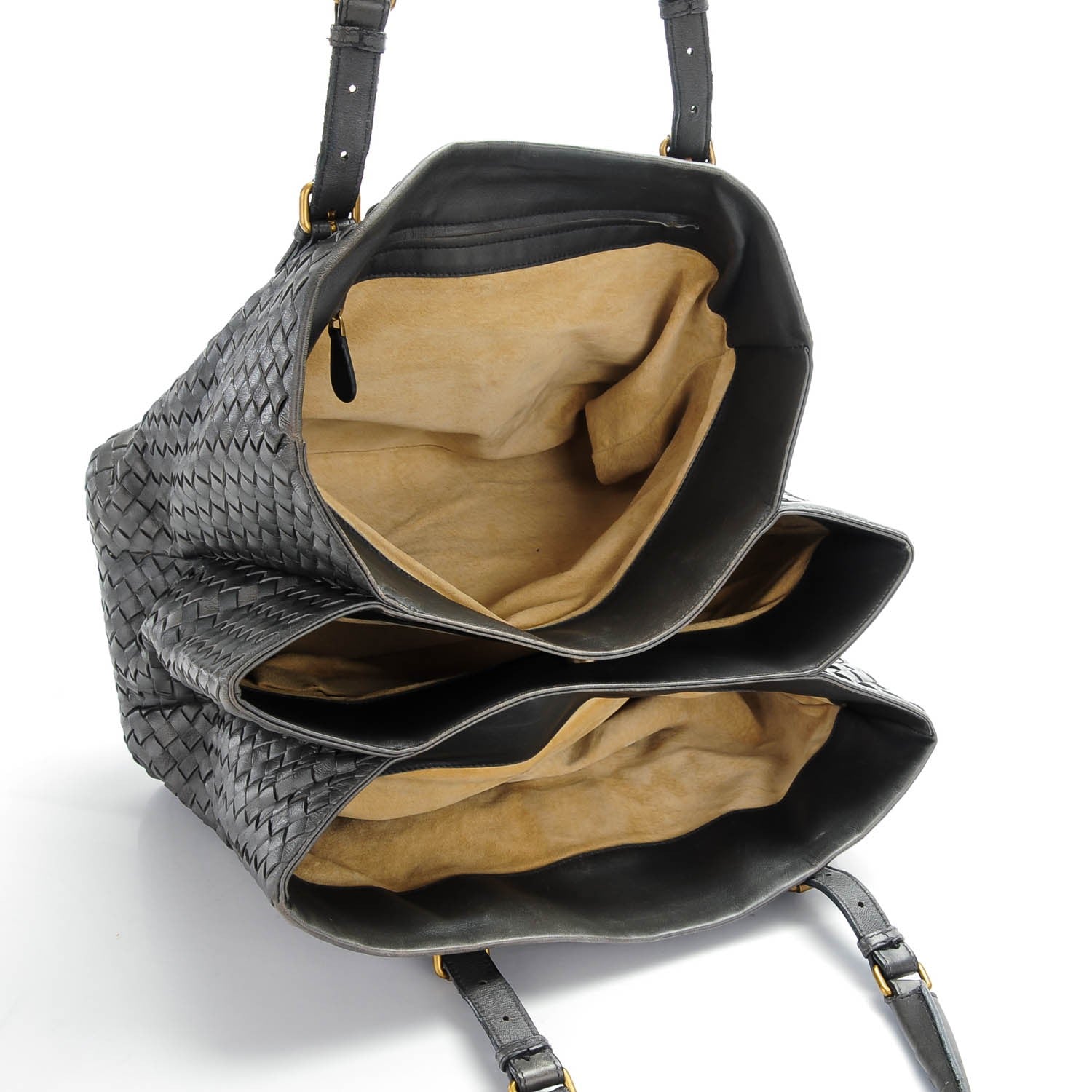 Bottega Veneta Nappa Intrecciato Roma Tote Ferro 5 of 8