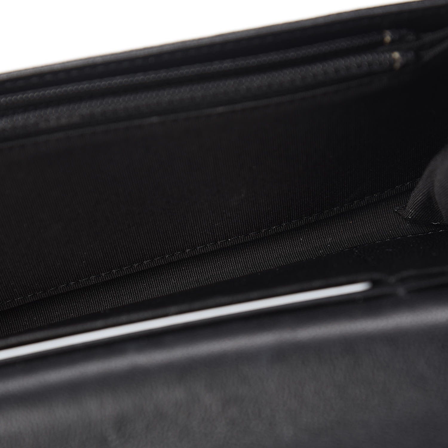 Chanel Goatskin Quilted Medium 19 Flap Wallet Black 10 of 10