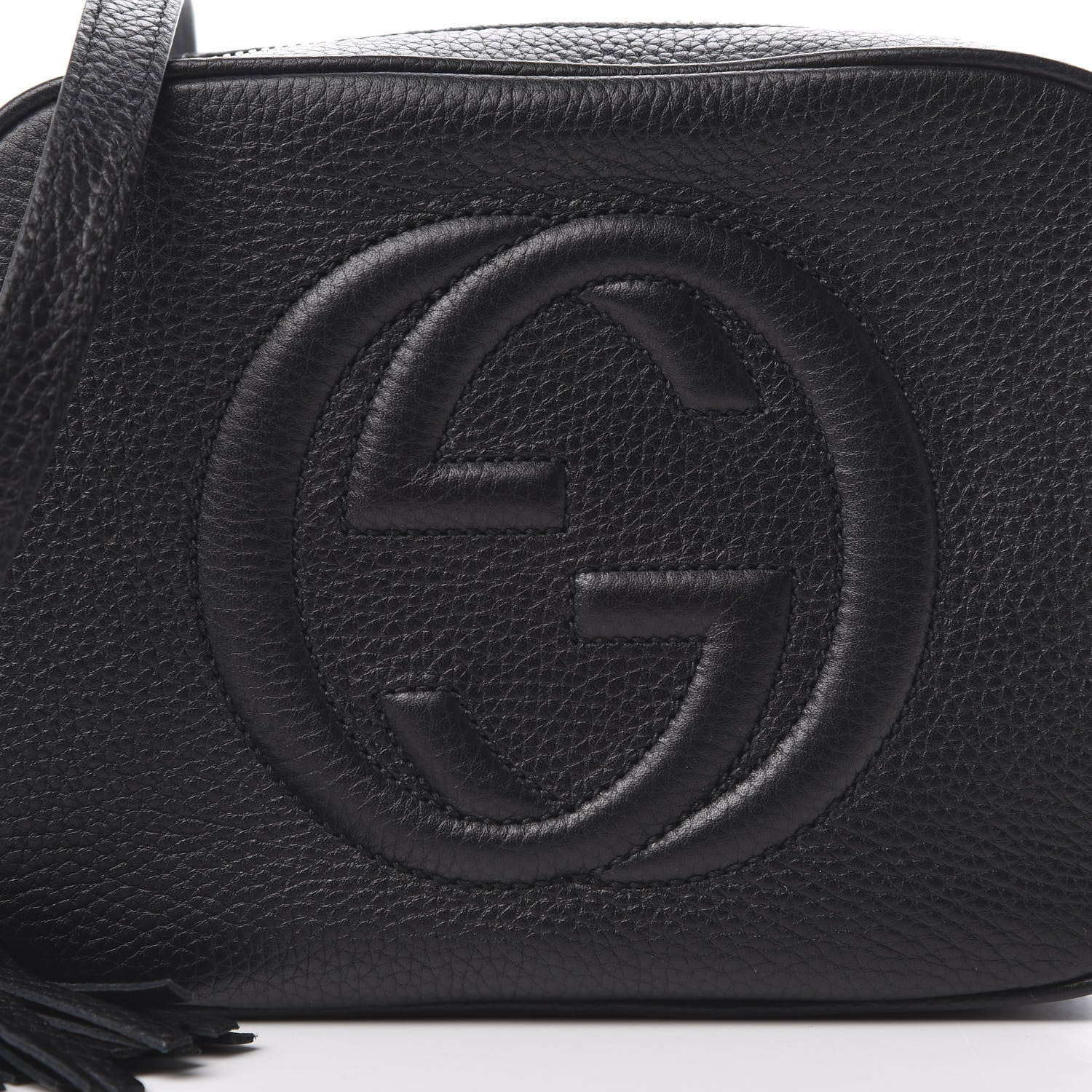 Gucci Pebbled Calfskin Small Soho Disco Bag Black 8 of 10