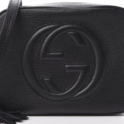 Gucci Pebbled Calfskin Small Soho Disco Bag Black 8 of 10